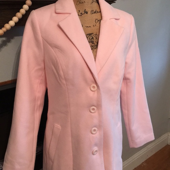 COPY - Pink long coat - Picture 2 of 6